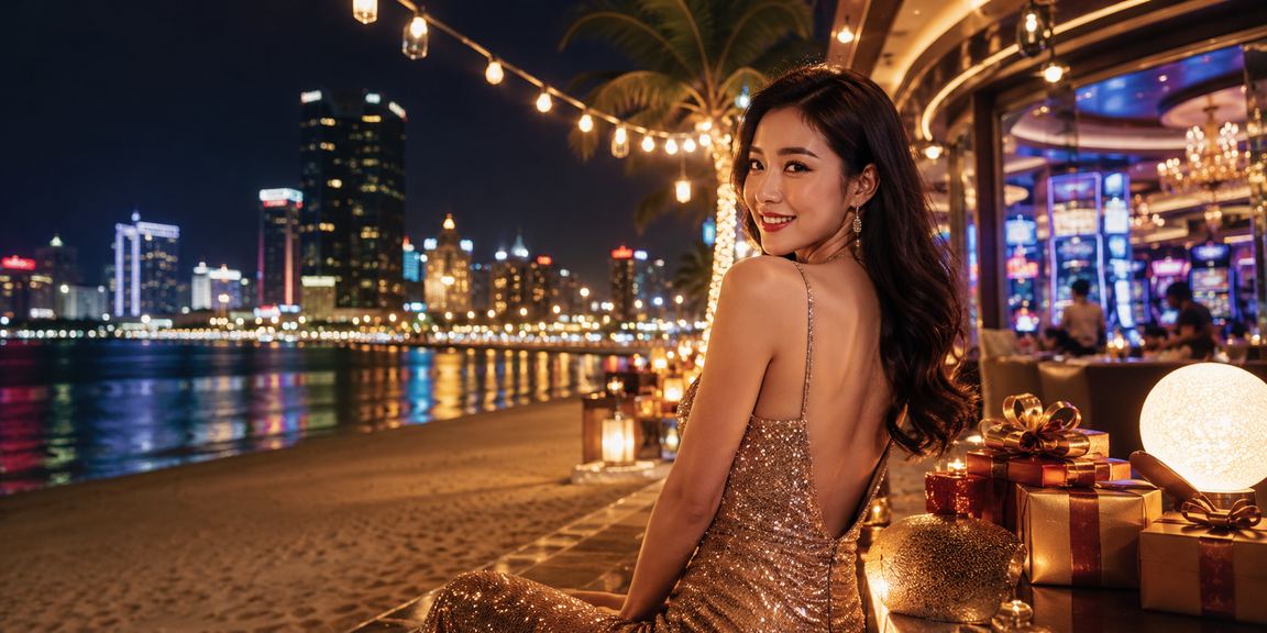 Người chơi tại bãi biển Đà Nẵng xem kèo thể thao trên điện thoại vào buổi tối