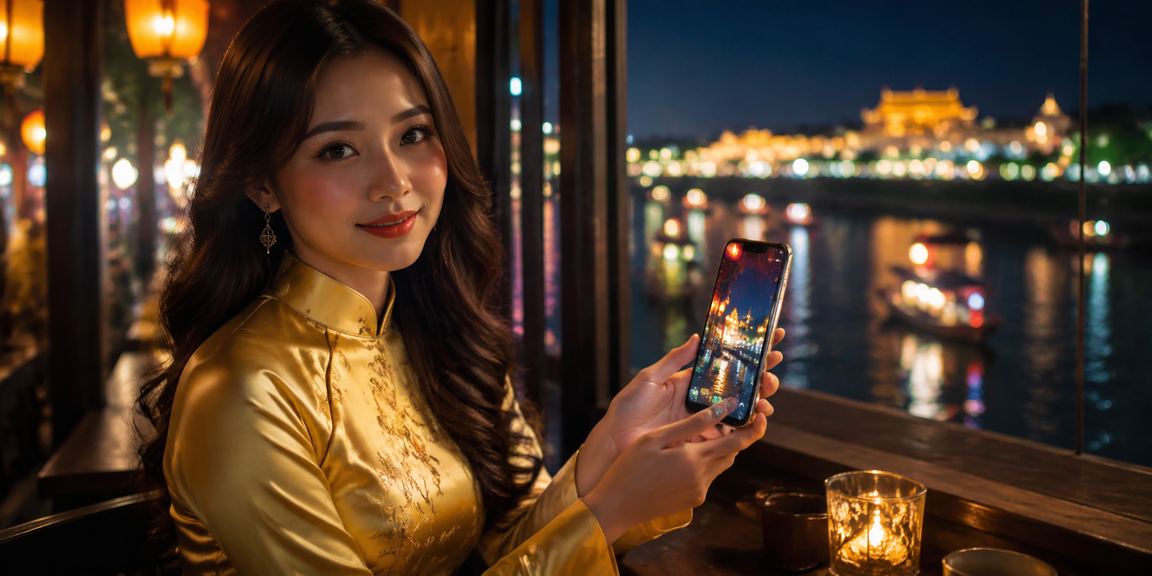 Phụ nữ Việt Nam chơi casino di động tại Sài Gòn